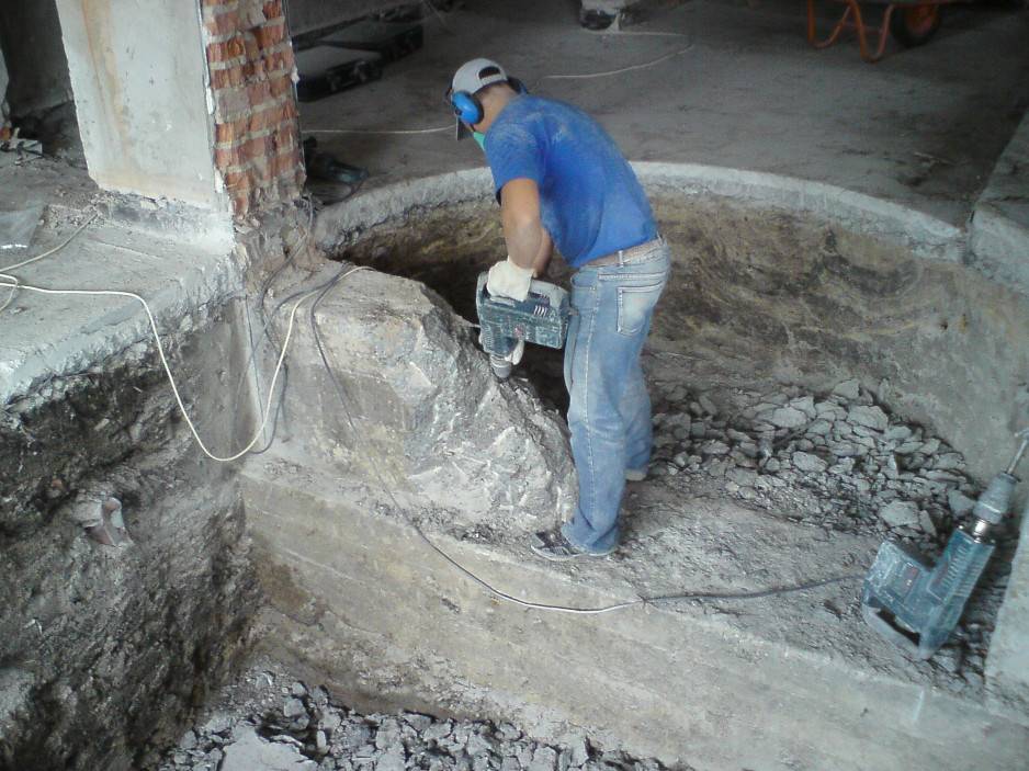 Демонтаж бетона Рамонь и снос железобетона в Рамони