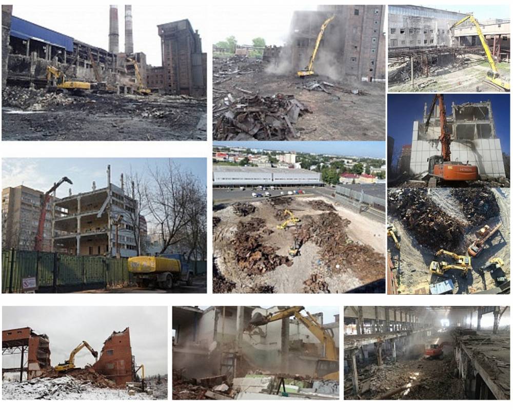 Демонтаж промышленный Рамонь и демонтировать здание в Рамони Воронежской области