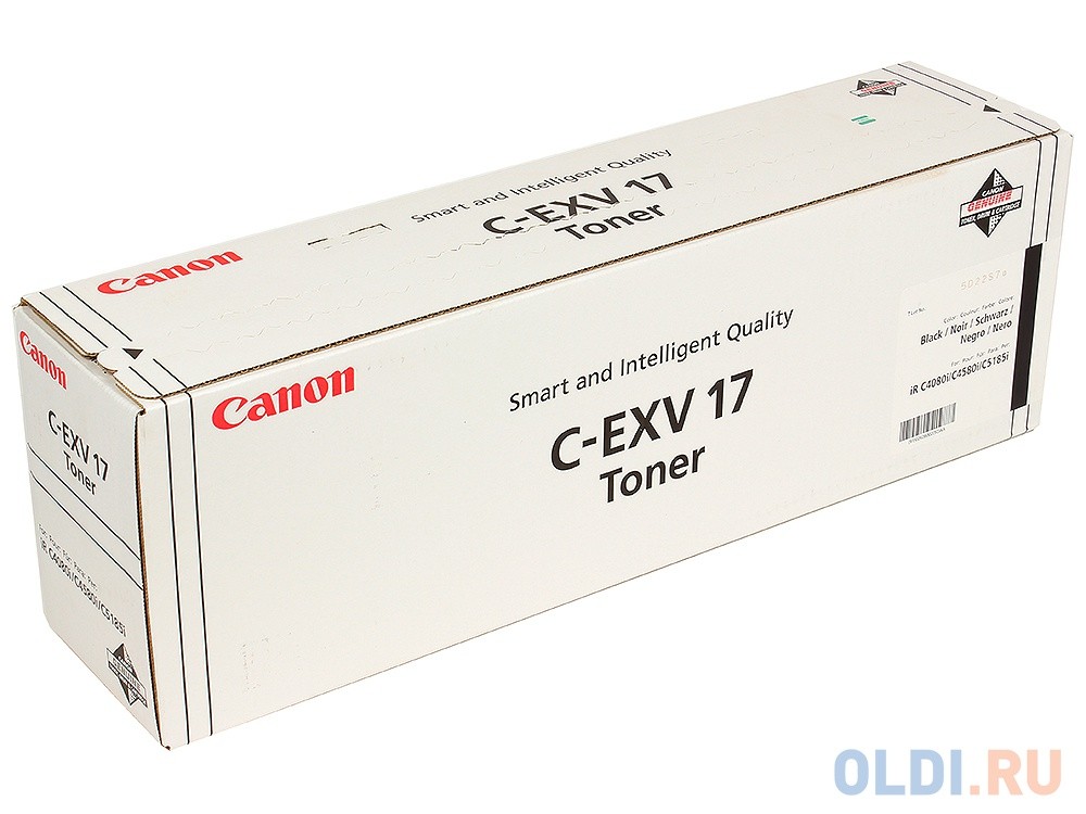 Тонер-картридж оригинальный Canon C-EXV17 GPR-21 Blak (черный)